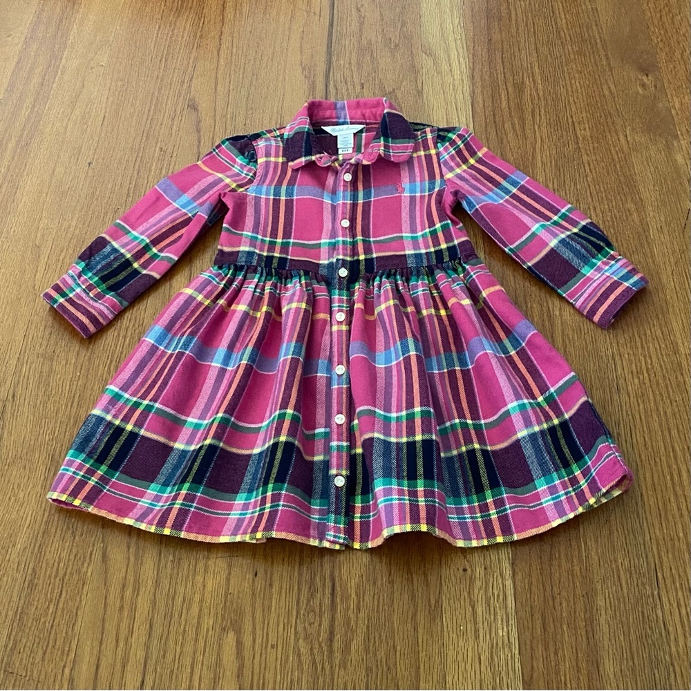 Ralph Lauren Plaid Twill Shirtdress - Picture 2 of 11